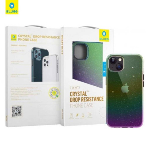 Чехол Blueo Crystal Drop PRO Resistance для iPhone 13 Dark nebula